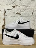 Nike Air Force 1 Supreme Low White Black Sz 7