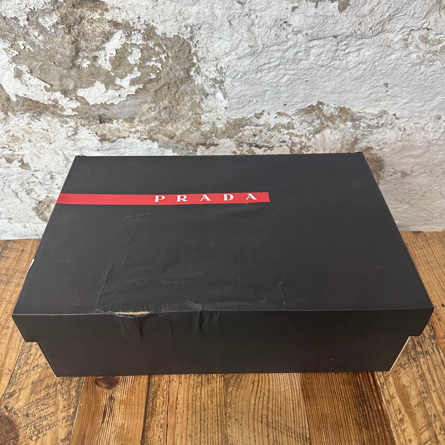 Prada Americas Cup Navy Red Patent Black Sneaker Sz 11