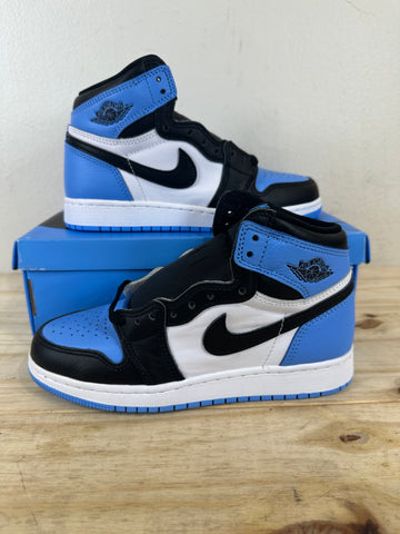 Air Jordan 1 High UNC Toe Sz 4Y DS