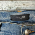 Amiri Plain Blue Denim Jeans Sz 34