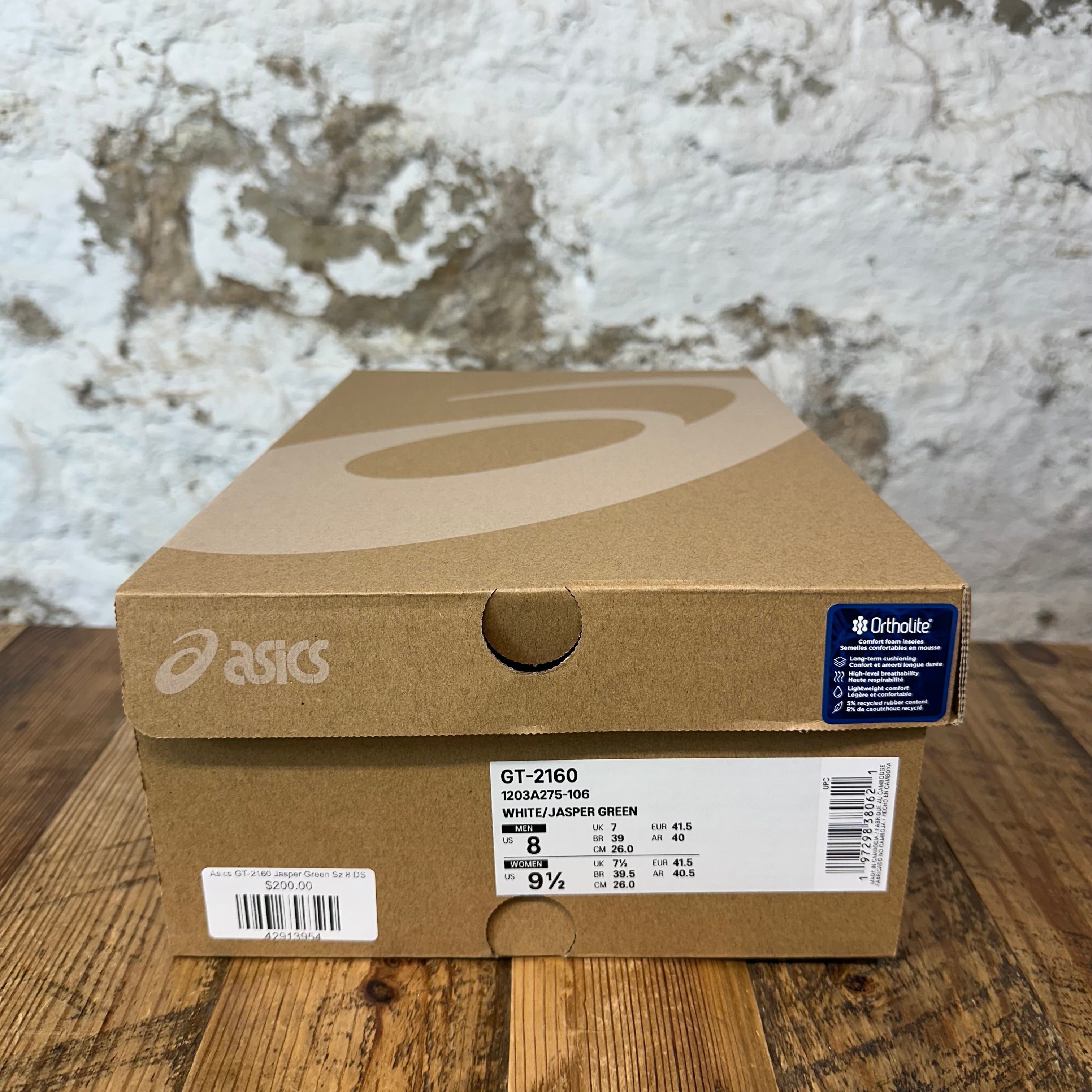 Asics GT-2160 Jasper Green Sz 8 – The Gallery Online