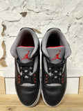 Air Jordan 3 Black Cement Sz 9