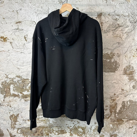 Supreme Maison Margiela Box Logo Black Zip Up Hoodie Sz L