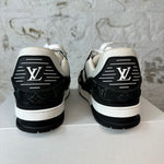 Louis Vuitton White Black Trainer Sz 10.5 (9LV) No Box