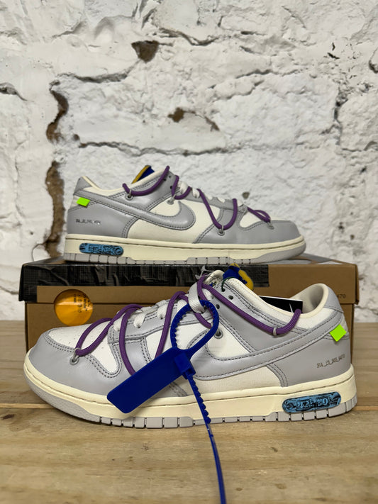 Nike Dunk Low Off White Lot 48 Sz 9.5 DS