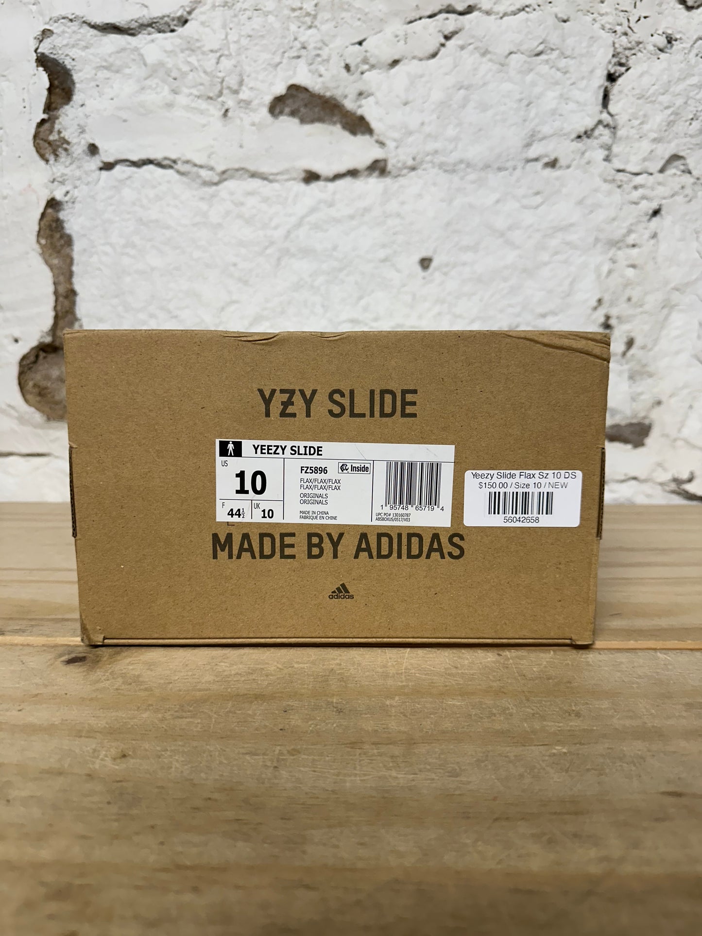 Yeezy Slide Flax Sz 10 DS