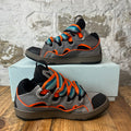 Lanvin Curb Grey Orange 3M Sneaker Sz 8 (41)