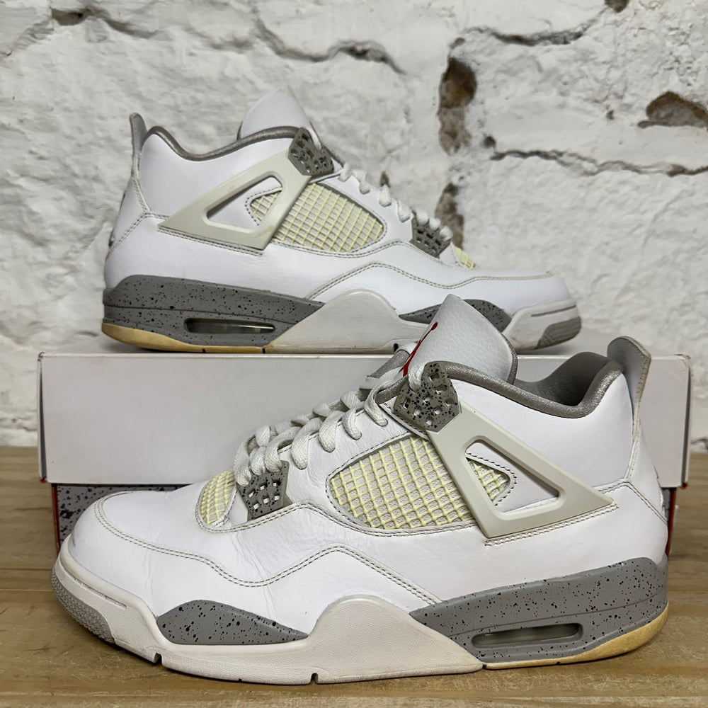 Air Jordan 4 White Oreo Sz 12