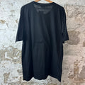 Saint Laurent Blue Script Black T-Shirt Sz L