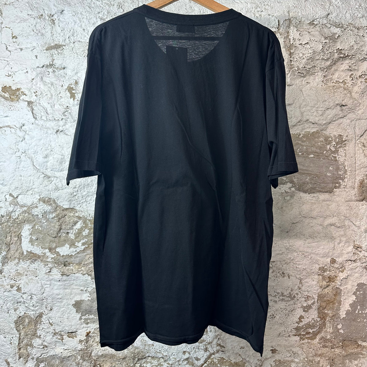 Saint Laurent Blue Script Black T-Shirt Sz L