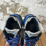Balenciaga Runner Silver Red Blue Sneaker Sz 8 (41) No Box