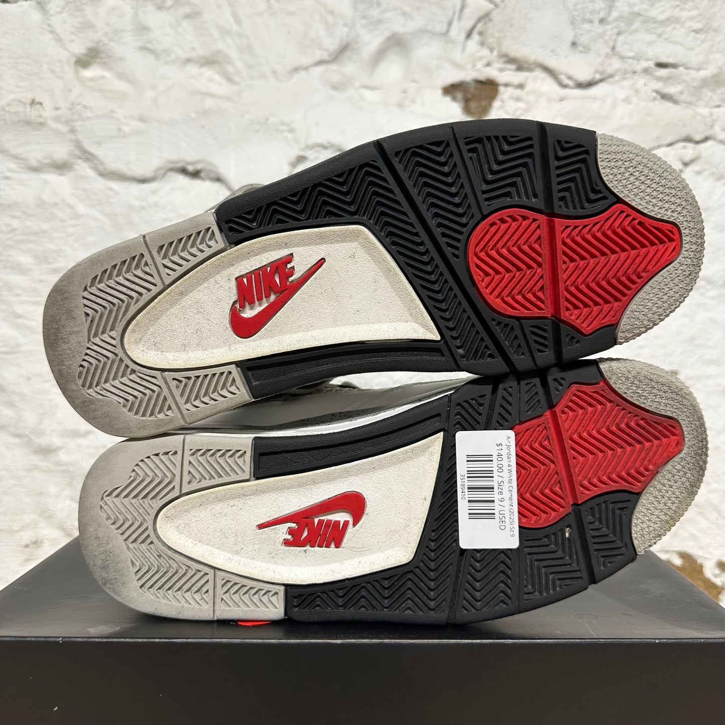 Air Jordan 4 White Cement (2025) Sz 9