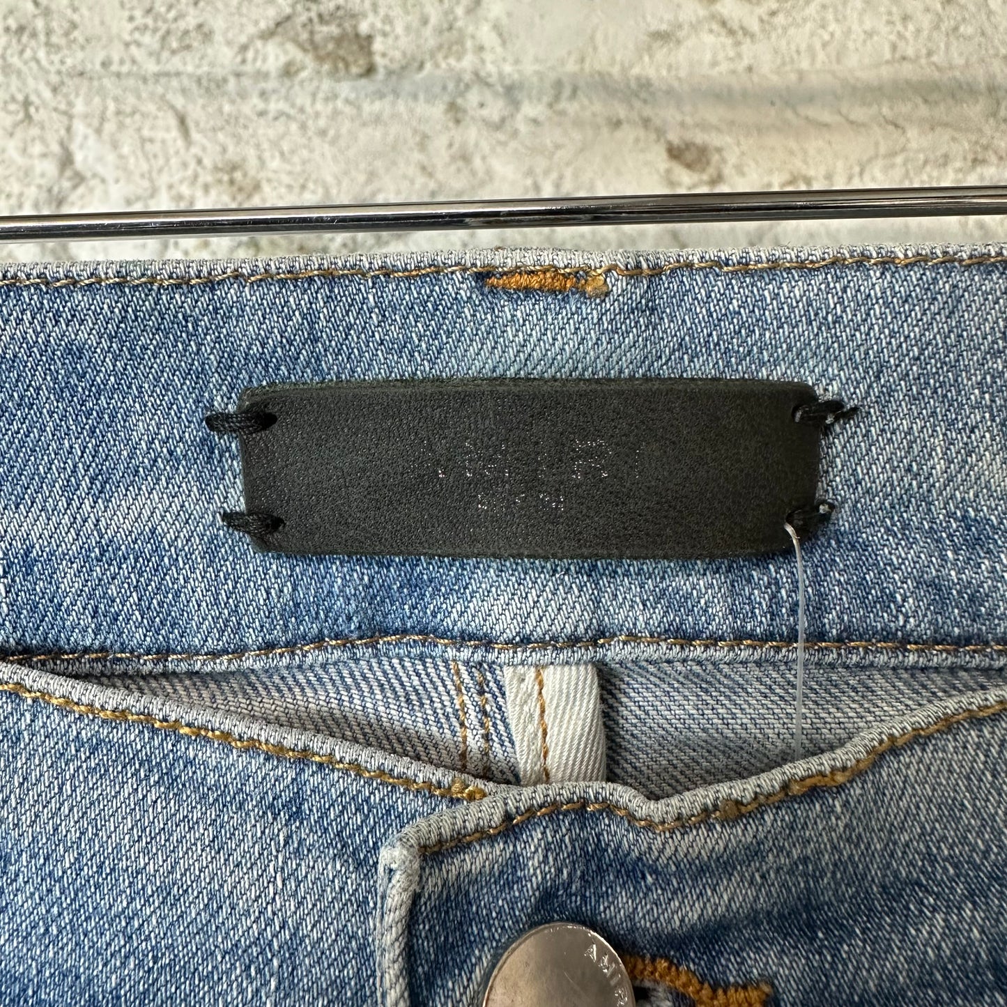 Amiri MX1 Blue Tie Dye Blue Denim Jeans Sz 34