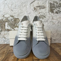 Alexander Mcqueen Grey Suede White Sneaker Sz 13 (46)