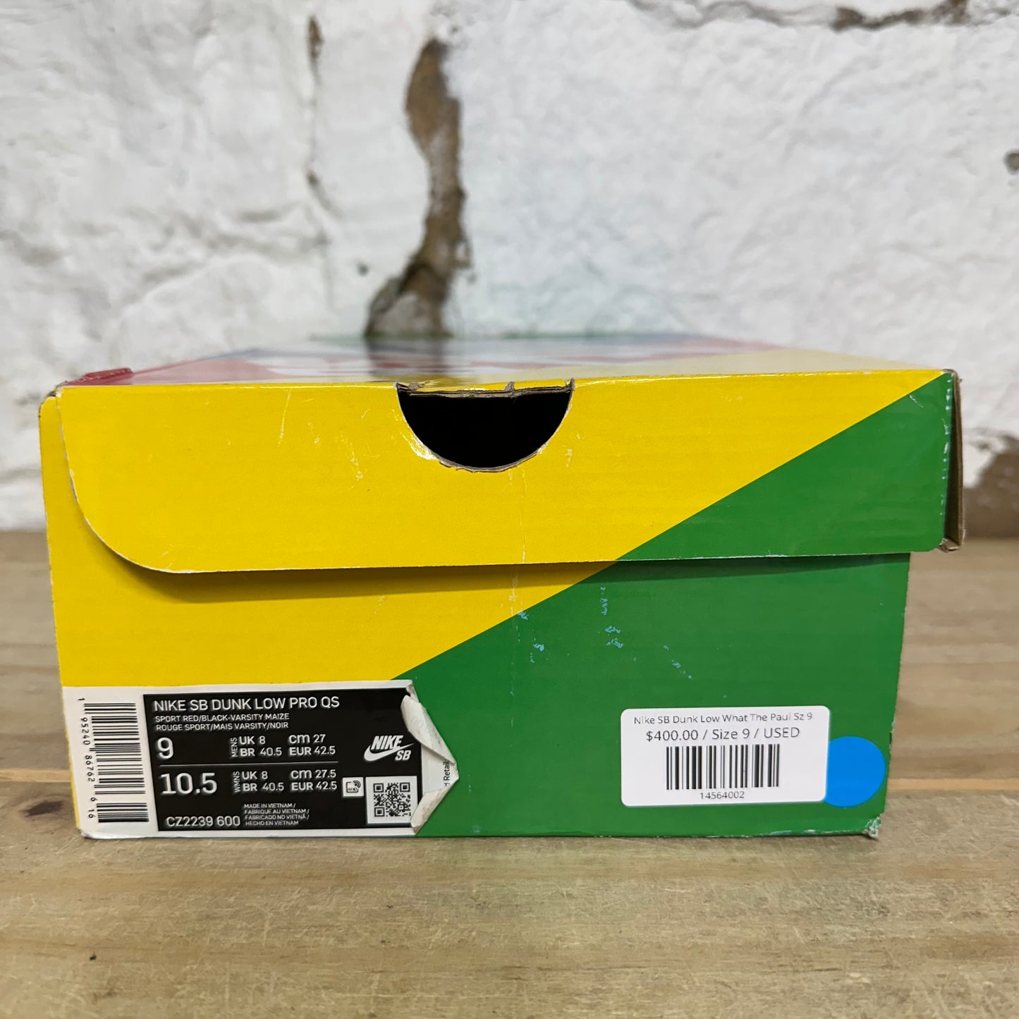 Nike SB Dunk Low What The Paul Sz 9