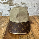 Louis Vuitton Leather Brim Monogram Hat Sz M