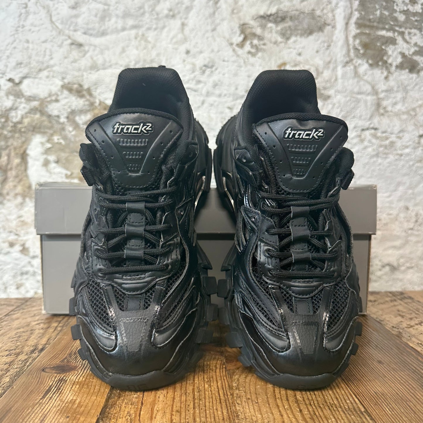 Balenciaga Track 2 Triple Black Sneaker Sz 6.5 (39)