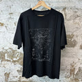 Rick Owens Temple Black T-Shirt Sz XL
