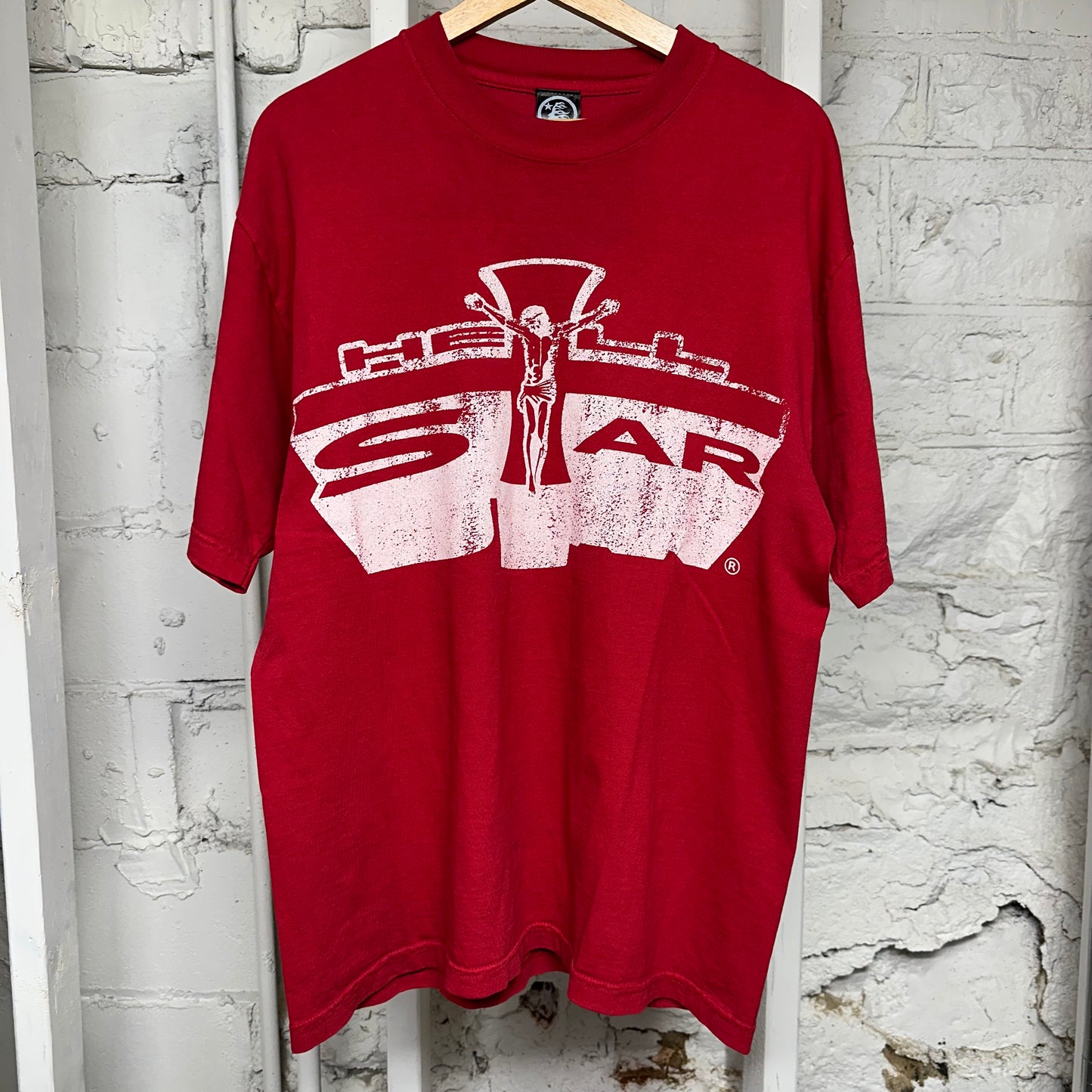 Hellstar Red Jesus T-Shirt Sz M