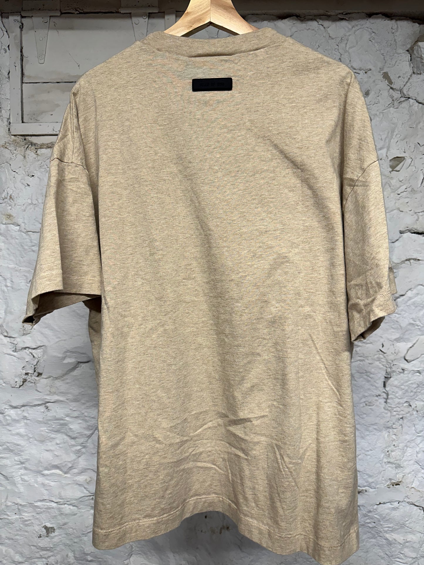 Fear of God Essentials Tan T-Shirt Sz S