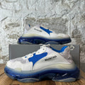 Balenciaga Triple S Blue White Sneaker Sz 14 (47)