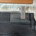Amiri SIlver Bones Black Denim Jeans Sz 34