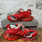 Balenciaga Track Runner Red Black White Sz 10 (43)