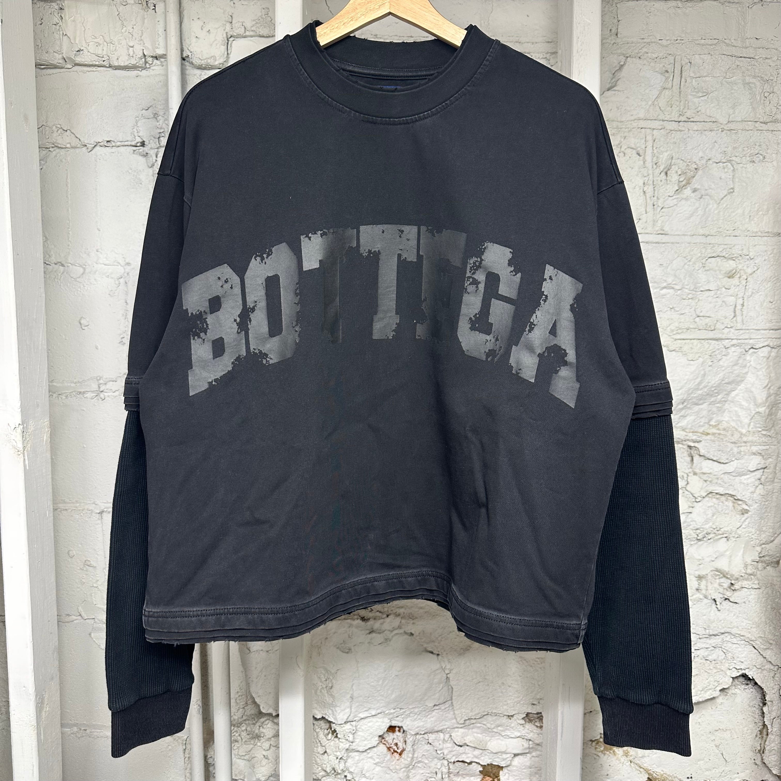 Bottega Desires War Double Layer Thermal Long Sleeve T-Shirt Sz S