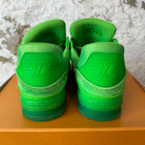 Louis Vuitton Neon Green Trainer Sz 10.5 (9LV)