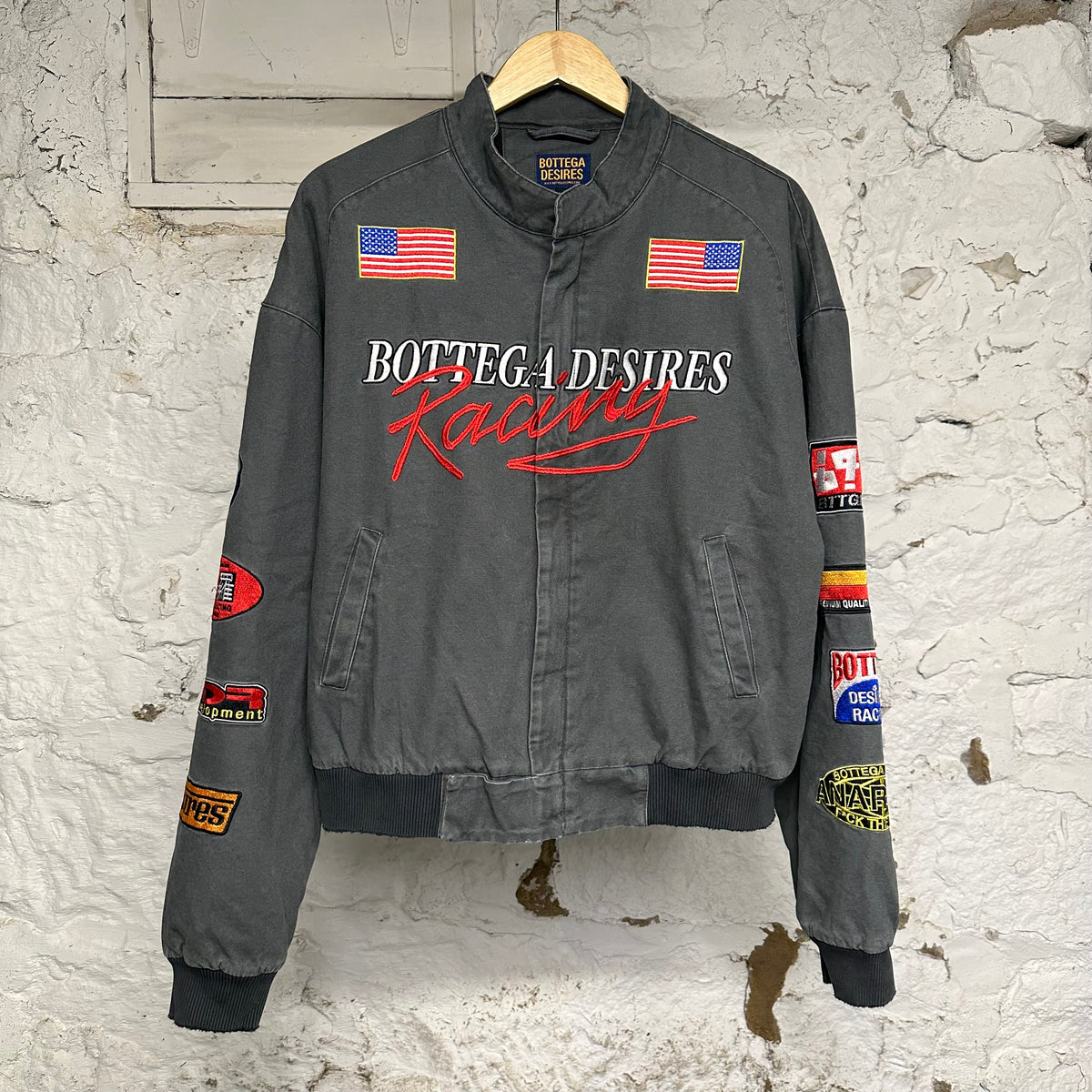 Bottega Desires Racing Grey Work Jacket Sz M