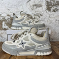 Louis Vuitton Gray White Skate Sneaker Sz 10.5 (9LV)