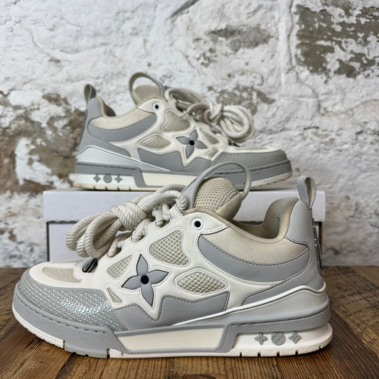 Louis Vuitton Gray White Skate Sneaker Sz 10.5 (9LV)