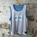 Chrome Hearts Blue Reversible Mesh Basketball Jersey Sz S