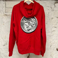 Supreme Anarchy Red Hoodie Sz L
