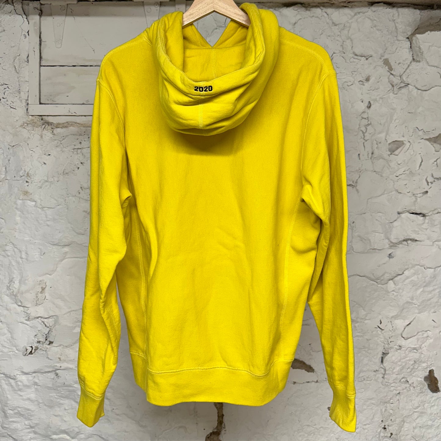 Supreme Motion Logo Yellow Hoodie Sz M