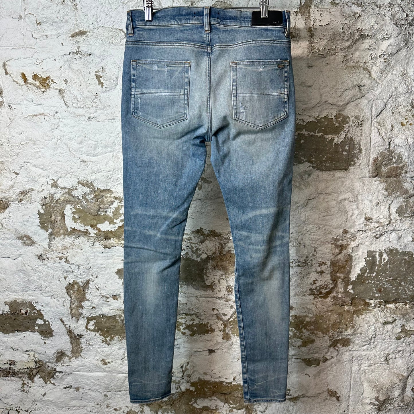 Amiri MX1 Blue Tie-Dye Blue Denim Jeans Sz 32