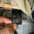 Amiri Purple Old English Spell Dark Blue Denim Jeans Sz 36