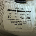 Amiri Beige Bone Runner Black White Sneaker Sz 10 (43)