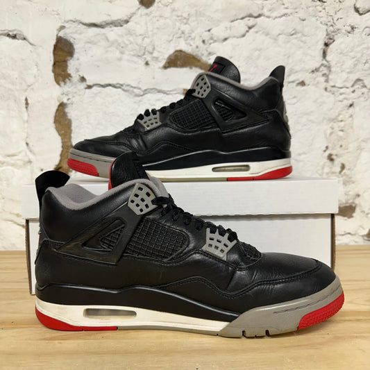 Air Jordan 4 Bred Reimagined Sz 9.5