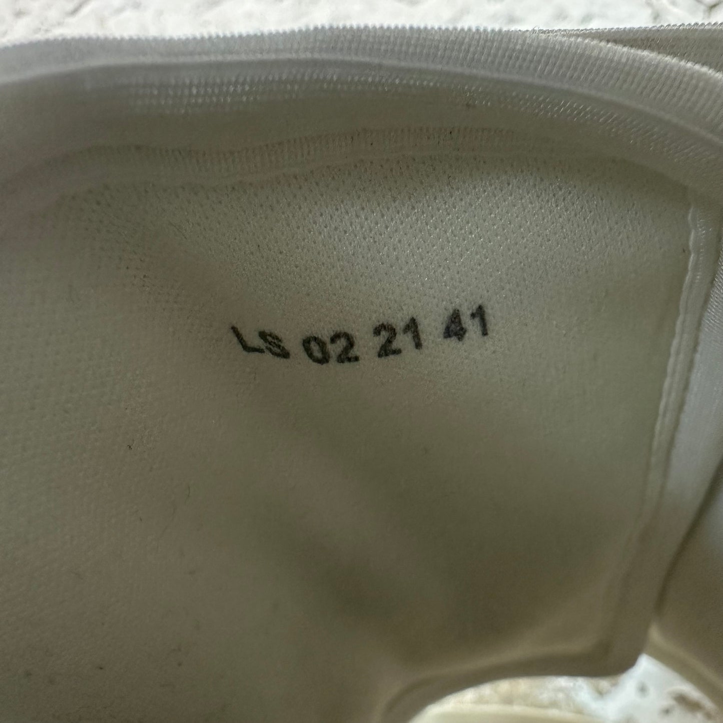 Dior Alpha Oblique White Sandal Sz 8 (41)