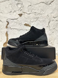 Air Jordan 3 Black Cat Sz 9.5