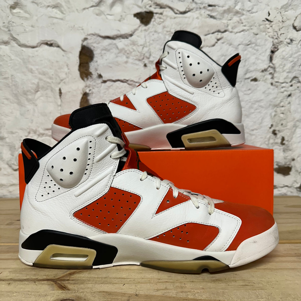 Air Jordan 6 Gatorade Like Mike White Sz 14