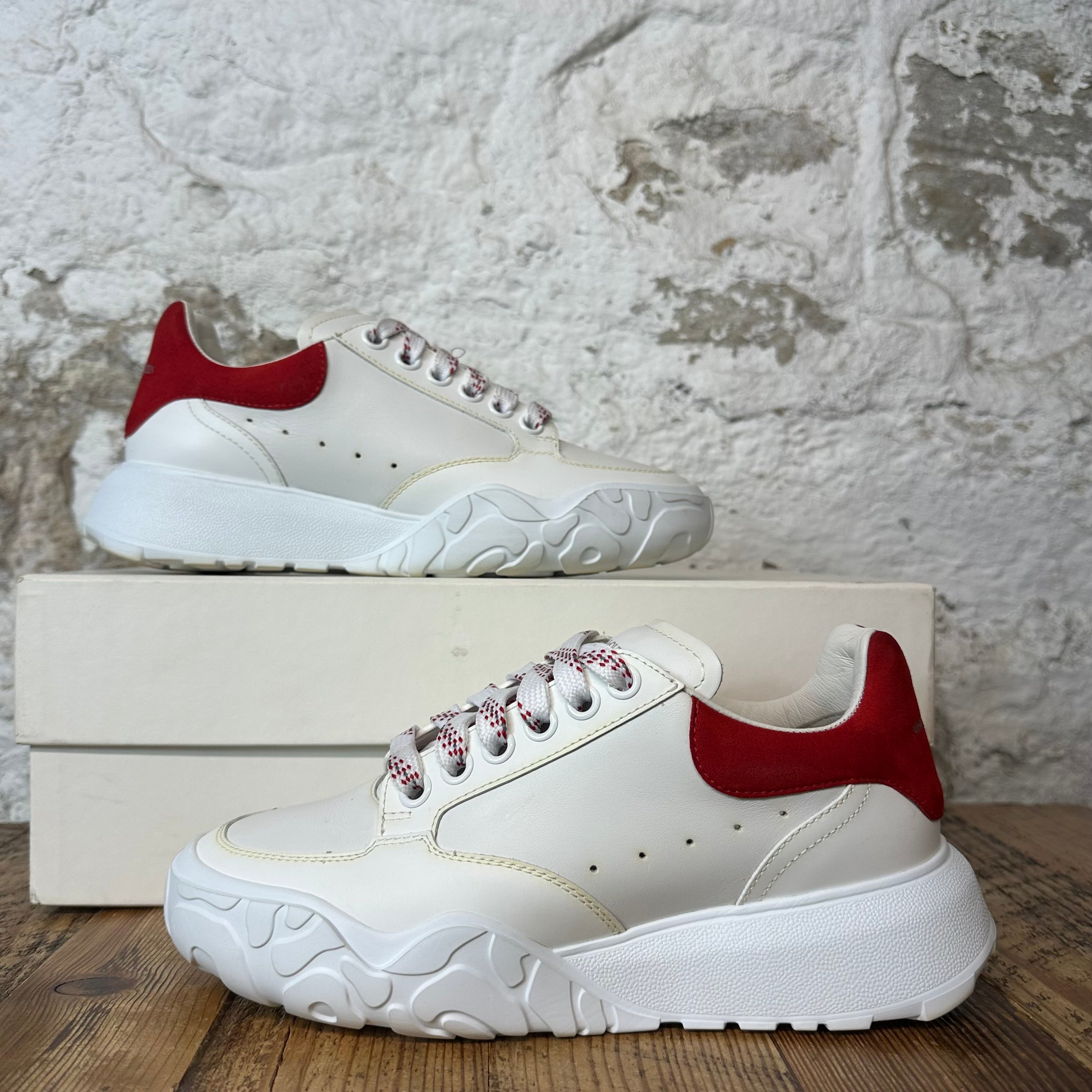 Alexander McQueen Red Tab White Court Sneaker Sz 5.5 (37.5)