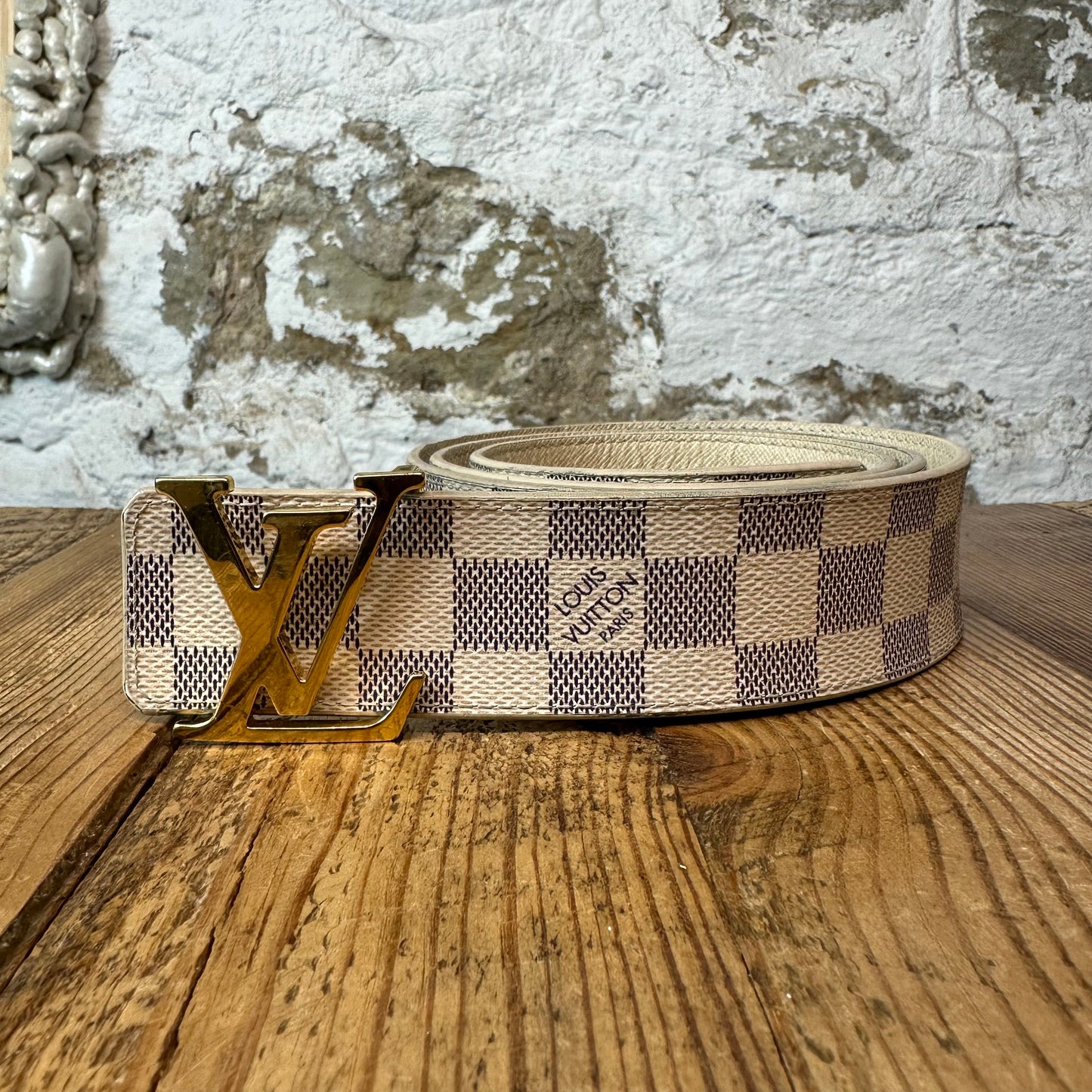 Louis Vuitton Damier Azur Belt Sz (100/40)