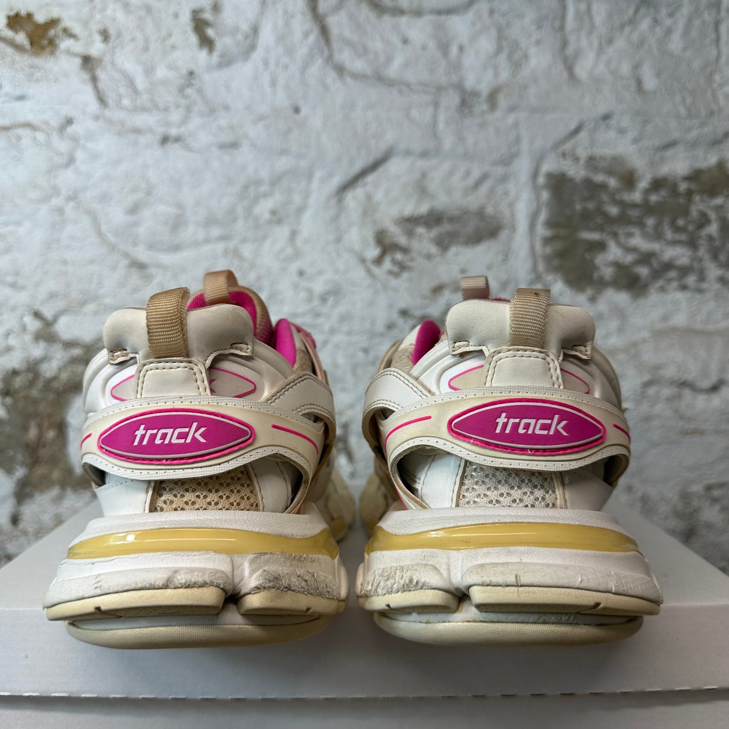 Balenciaga Track Runner Pink Cream Sneaker Sz 8 (41)