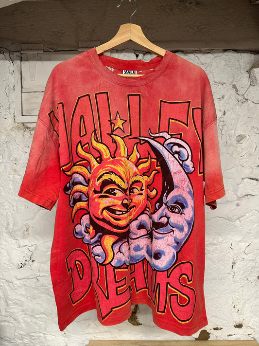 Vale Dreams Sun Red T-Shirt Sz XL
