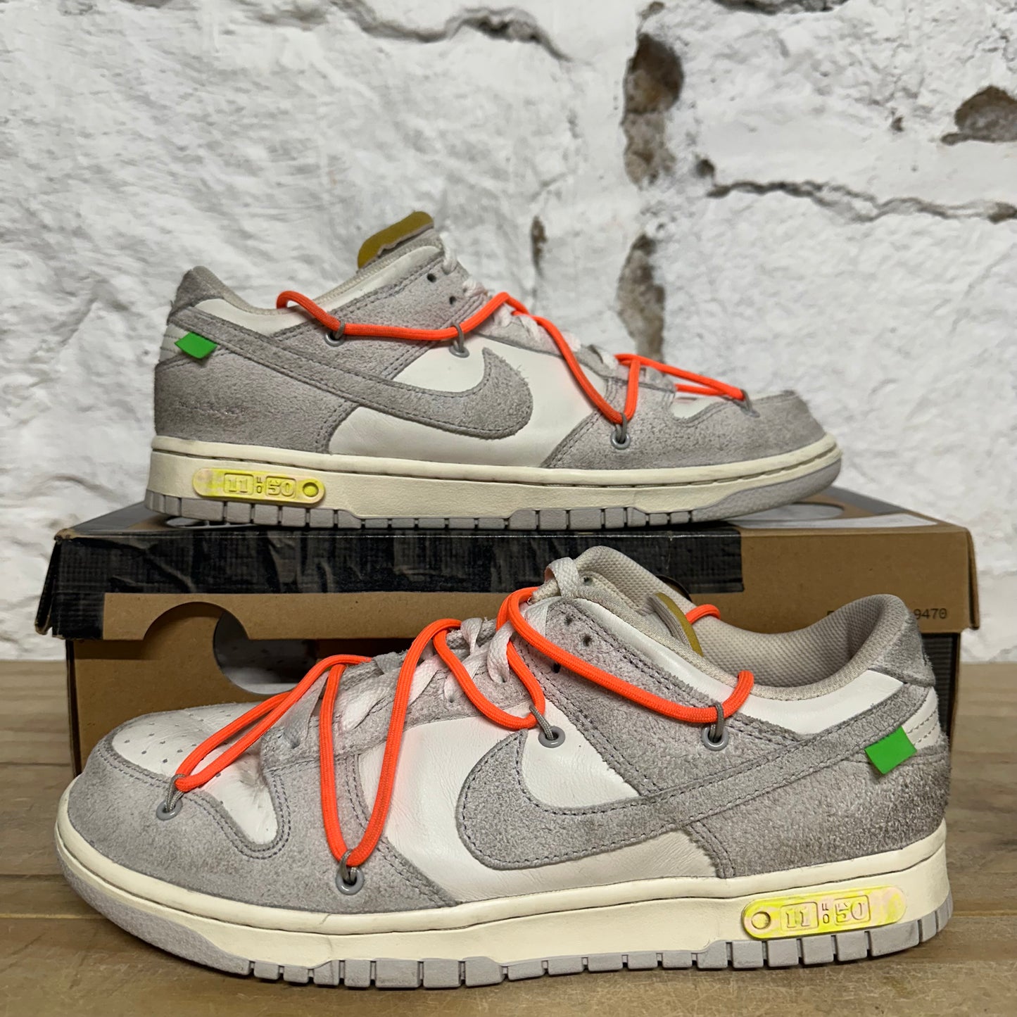 Nike Dunk Low Off-White Lot 11 Sz 9.5