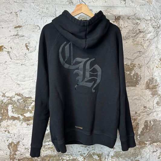 Chrome Hearts Seven-11 Cemetery Crosses Black Hoodie Sz L