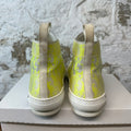 Dior B23 High Yellow Oblique White Sneaker Sz 13 (46) No Box