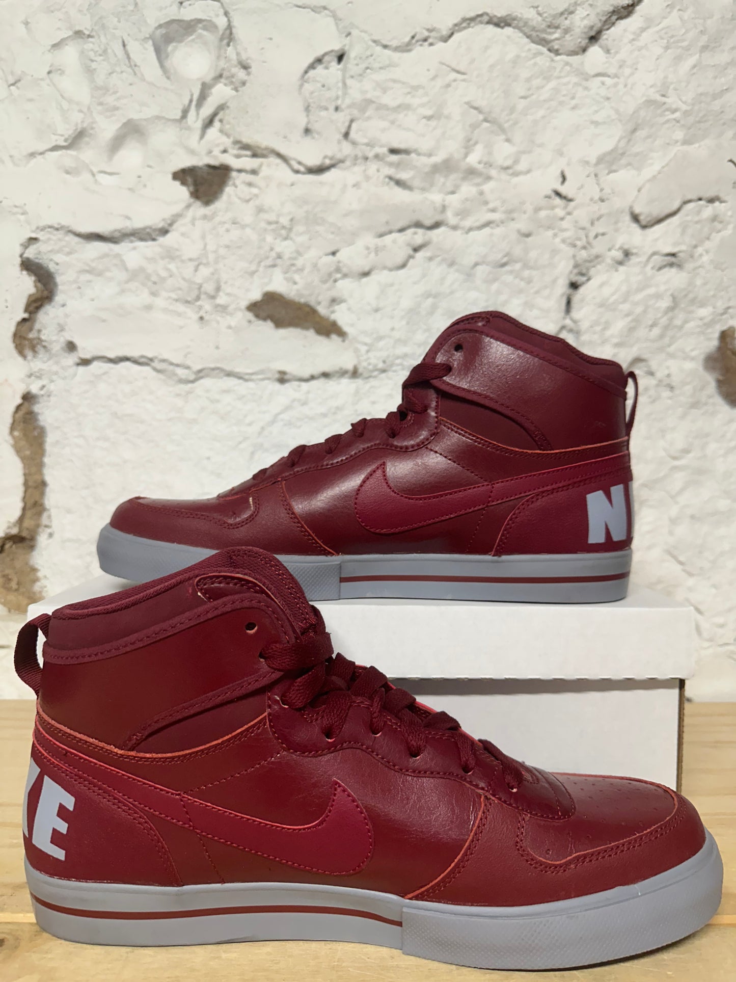 Nike AC Team Maroon Grey Sz 12